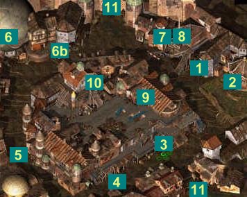 La carte des Bas-Quartiers