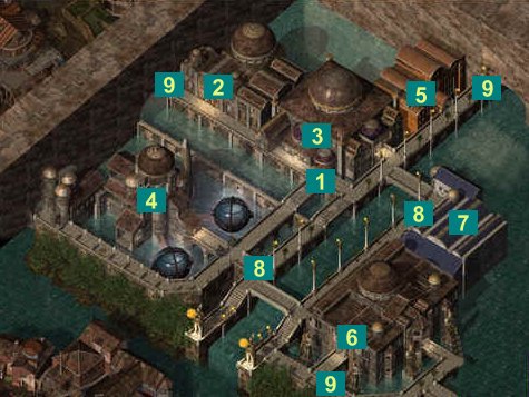 La carte du District du Temple